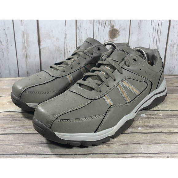 Skechers Rovato Comfort Causal Shoes Mens Size 12 Leather...